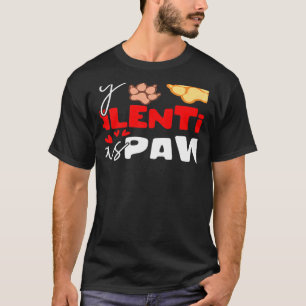 Stijlvolle Statement Valentijnsdag Hond Partnerloo T-shirt