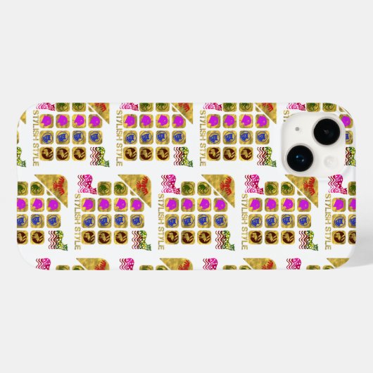 stijlvolle stijl Case-Mate iPhone case (Achterkant (horizontaal))