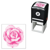 Stijlvolle  stijlvolle Roos ventilator Zelfinktende Stempel (In situ)