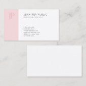 Stijlvolle, stijlvolle vormgeving voor professione visitekaartje (Voorkant / Achterkant)