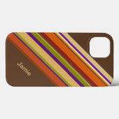 Stijlvolle Stripes Hoesje-Mate iPhone Case (Achterkant (horizontaal))