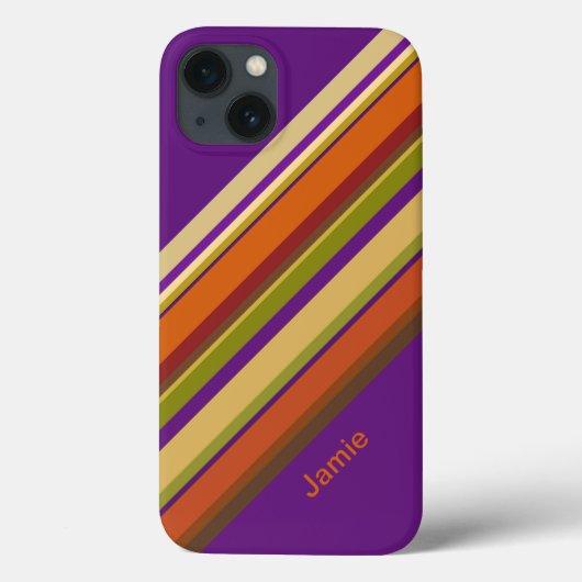 Stijlvolle Stripes Hoesje-Mate iPhone Case (Achterkant)