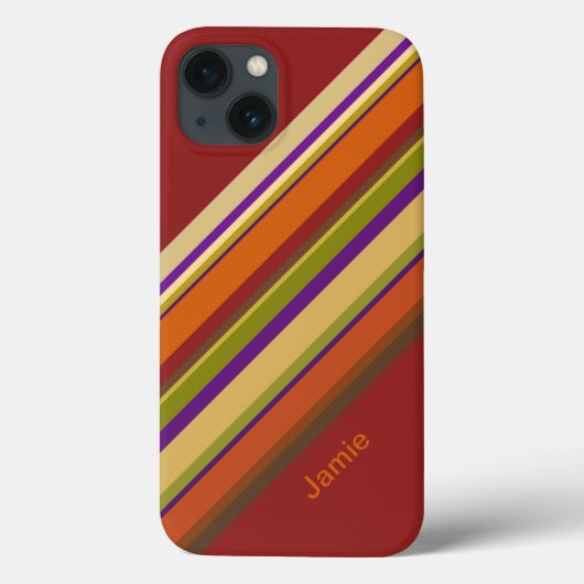 Stijlvolle Stripes Hoesje-Mate iPhone Case (Achterkant)