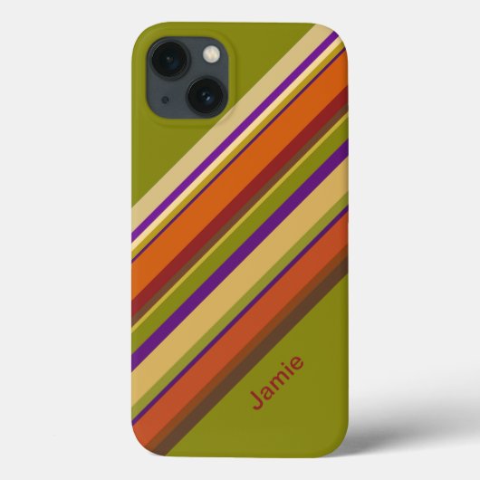 Stijlvolle Stripes Hoesje-Mate iPhone Case (Achterkant)