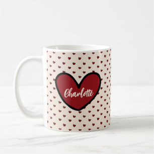 Stijlvolle Sweet Heart Gepersonaliseerde geschenke Koffiemok