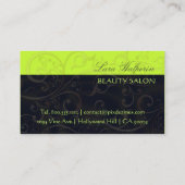 Stijlvolle Swirls visitekaartjes (Achterkant)