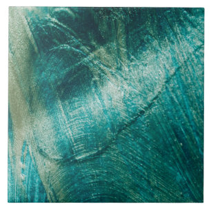 , stijlvolle textuur van Turquoise Tegeltje