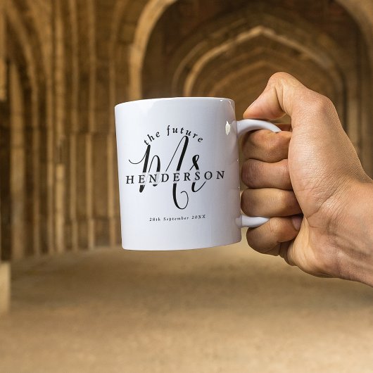 Stijlvolle Toekomstige Mijnheer Verlovings Koffiem Koffiemok