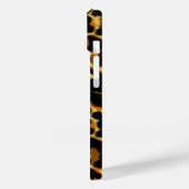 Stijlvolle Tortoiseshell Patroon Aangepaste naam Case-Mate iPhone Case (Achterkant / Links)
