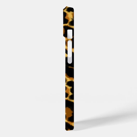 Stijlvolle Tortoiseshell Patroon Aangepaste naam Case-Mate iPhone Case (Achterkant / Links)