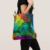 Stijlvolle, trendy en kleurrijke Abstracte Canvas  Tote Bag (Dichtbij)