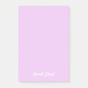 Stijlvolle trendy lavendel paarse minimalistische  post-it® notes