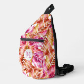 Stijlvolle tropische palmen sling bag (Rechterhoek)