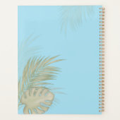 Stijlvolle tropische vogelkalligrafie planner (Achterkant)