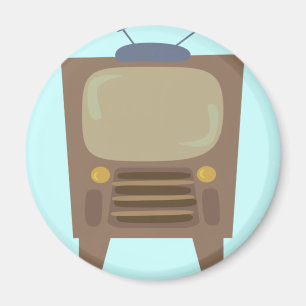 Stijlvolle  tv van de 1950 magneet