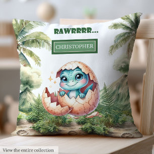 Stijlvolle Uitkomen Binnenkort Baby Dinosaurus Bab Kussen