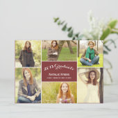 Stijlvolle uitnodiging tot het indienen van Afstud (Staand voorkant)