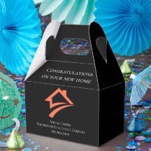 Stijlvolle unieke zwarte vastgoedmakelaar