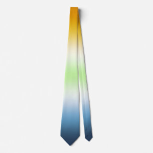 Stijlvolle Unisex AroAce Agender Pride Vlag Stropd Stropdas