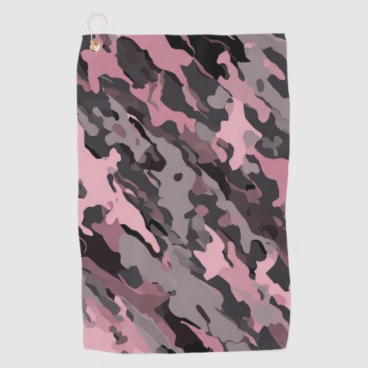 Stijlvolle Urban Camouflage Golfhanddoek (Voorkant)