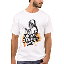 Stijlvolle Urban Street Art Graffiti T-shirt
