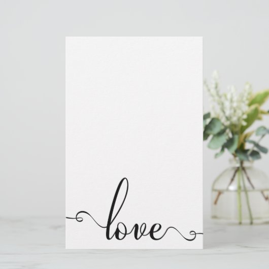 Stijlvolle Valentijnsdag Briefpapier (Staand voorkant)