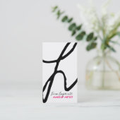 Stijlvolle Visitekaartjes (Staand voorkant)