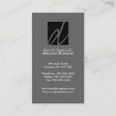 Stijlvolle Visitekaartjes (Achterkant)