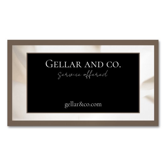 Stijlvolle Visitekaartjes magneet (Voorkant)