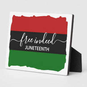 Stijlvolle, VRIJE Pan African JUNETEENTH Fotoplaat