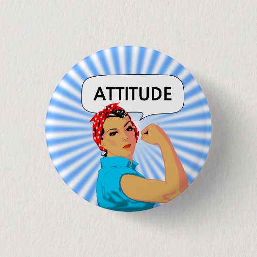 Stijlvolle  vrouw en bewerkbare houdbaarheidstekst ronde button 3,2 cm (Voorkant)