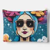 stijlvolle vrouw etui (Achterkant)