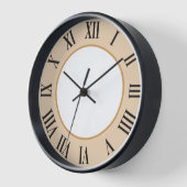 Stijlvolle wandklok – Sinaasappel (Hoek)