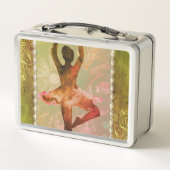 Stijlvolle Waterverf Ballerina (Achterkant)