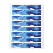 STIJLVOLLE WATERVERF chique donkermarineblauw adre (Vel)