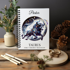 Stijlvolle Waterverf Taurus Custom Journal Notitieboek