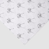 Stijlvolle Weimaraner: Jouw tekst, uw stijl Tissuepapier (Detail)