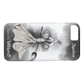 Stijlvolle Witch Illustratie Case-Mate iPhone Case (Achterkant (Horizontaal))