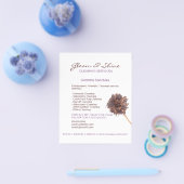 Stijlvolle witte flyer voor schoonmaakdiensten (Enkel)