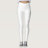 Stijlvolle witte Leggings (Voorkant)