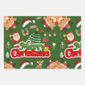 Stijlvolle Wrappers voor Kerst Feestdagen Inpakpapier Vel (Voorkant 2)