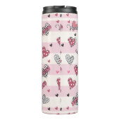 Stijlvolle XOXO-Valentijnsdag gevarieerd Thermosbeker (Achterkant)