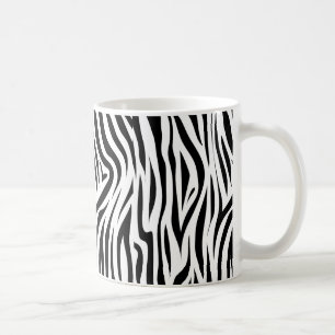 Stijlvolle zebra Print Animal Skin Koffiemok