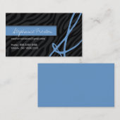 Stijlvolle zebra Print Calling Card Contactkaartje (Voorkant / Achterkant)