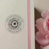 Stijlvolle  Zonnebloem Custom Book Rubberstempel