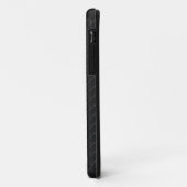 Stijlvolle zwarte-lint-lint Case-Mate iPhone case (Achterkant/links)