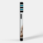 Stijlvolle zwarte striptekening Aangepaste foto Case-Mate iPhone Case (Achterkant / Rechts)