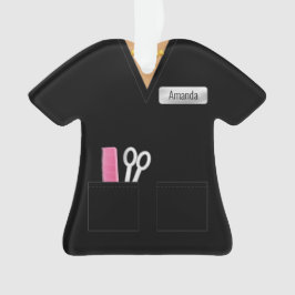 Stijlvolle zwarte winst ornament