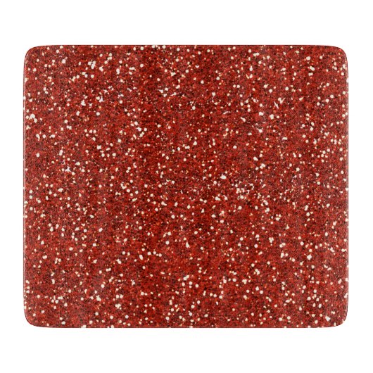    StijlvolRed Glitter Snijplank (Voorkant)