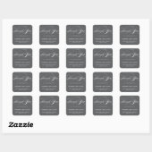 STIJLVOOL ELEGANT SCRIPT DANK JE WEL STICKER (Vel)